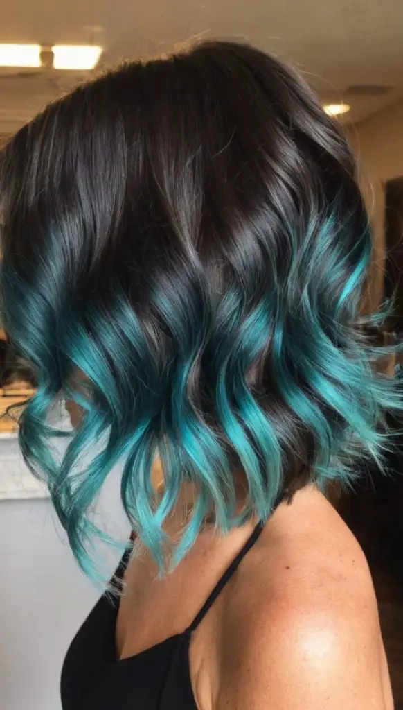 Ombre with Turquoise