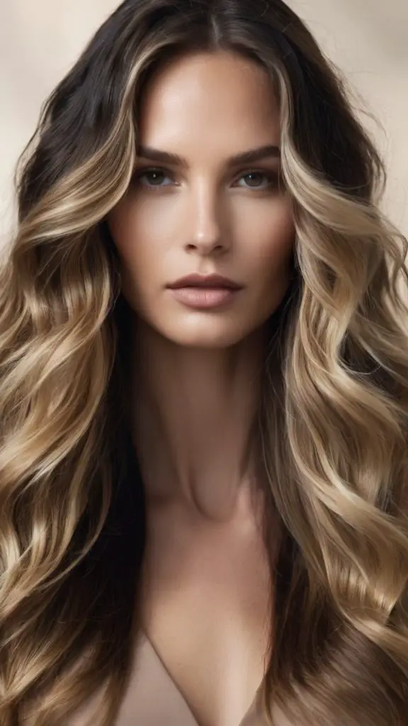 Long Waves with Face-Framing Highlights