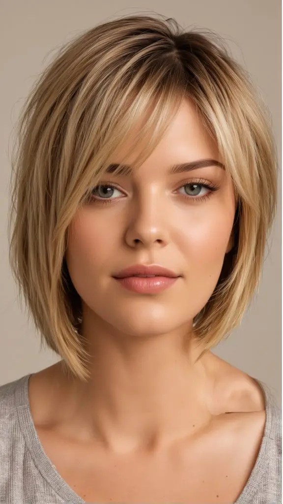 Side-Parted Bob