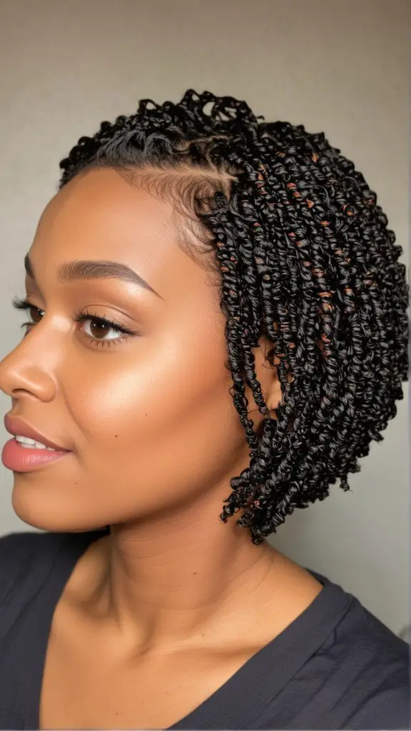 Short Passion Twists Bob