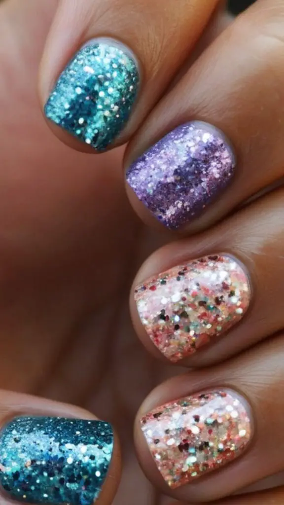 Glitter Nails
