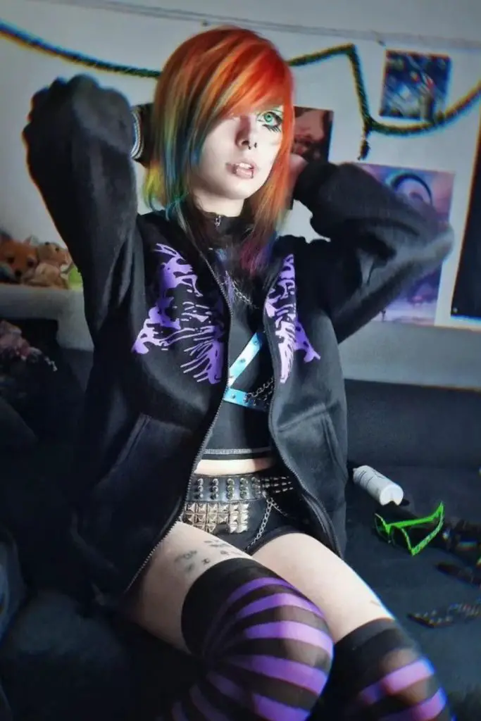 emo scene hair