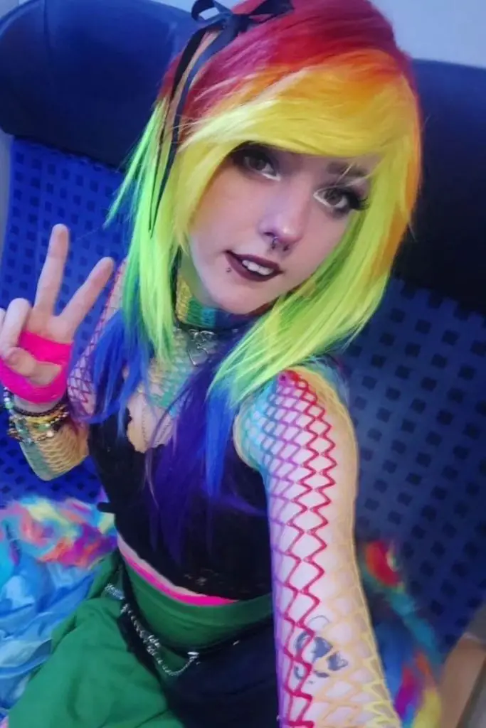 emo scene hair