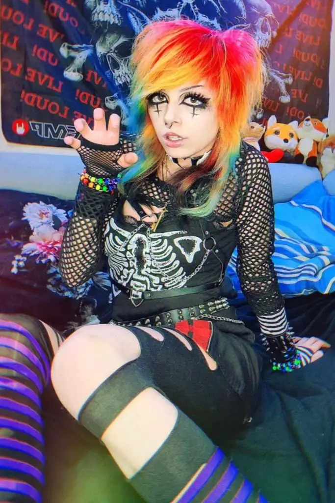 emo scene hair