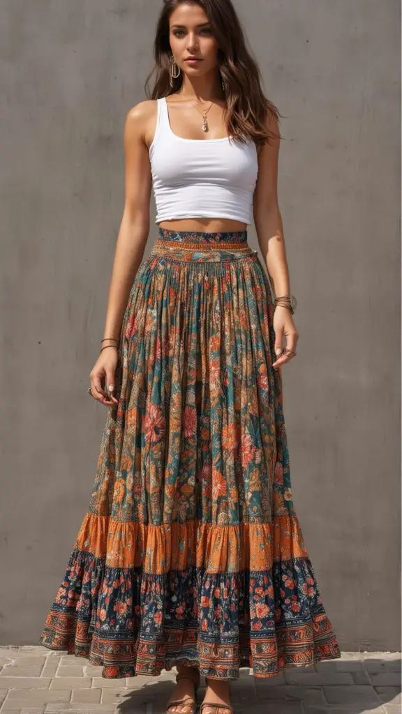 Vest Top and Gypsy Skirt