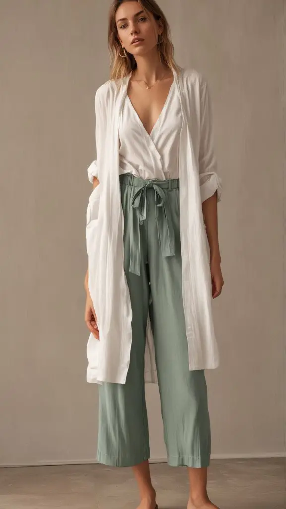 Robe and Matching Trousers