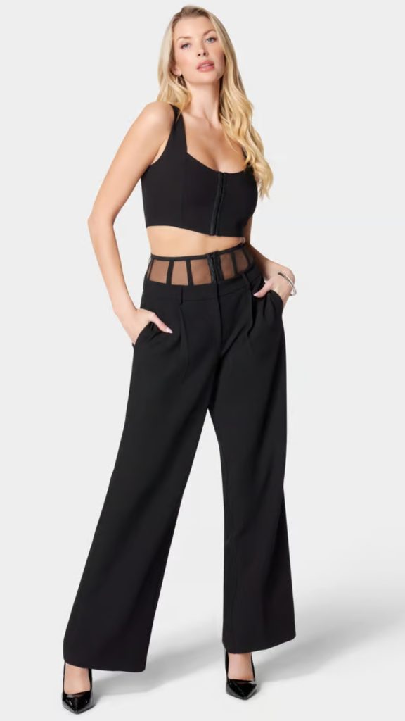 Bustier and High-Waisted Pant