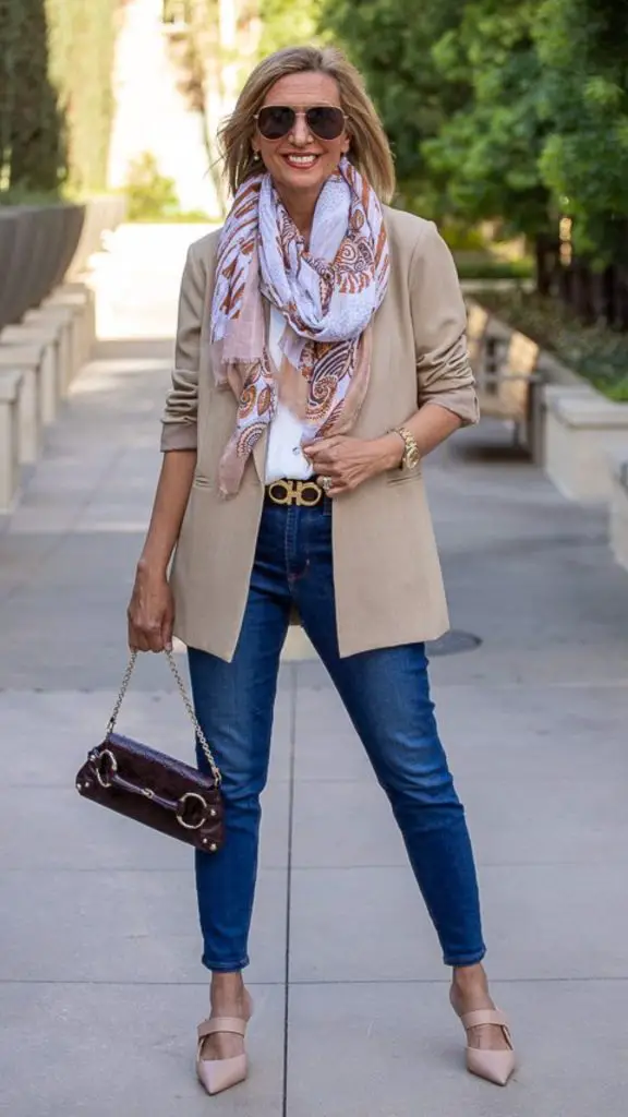 Blazer and Denim Combo