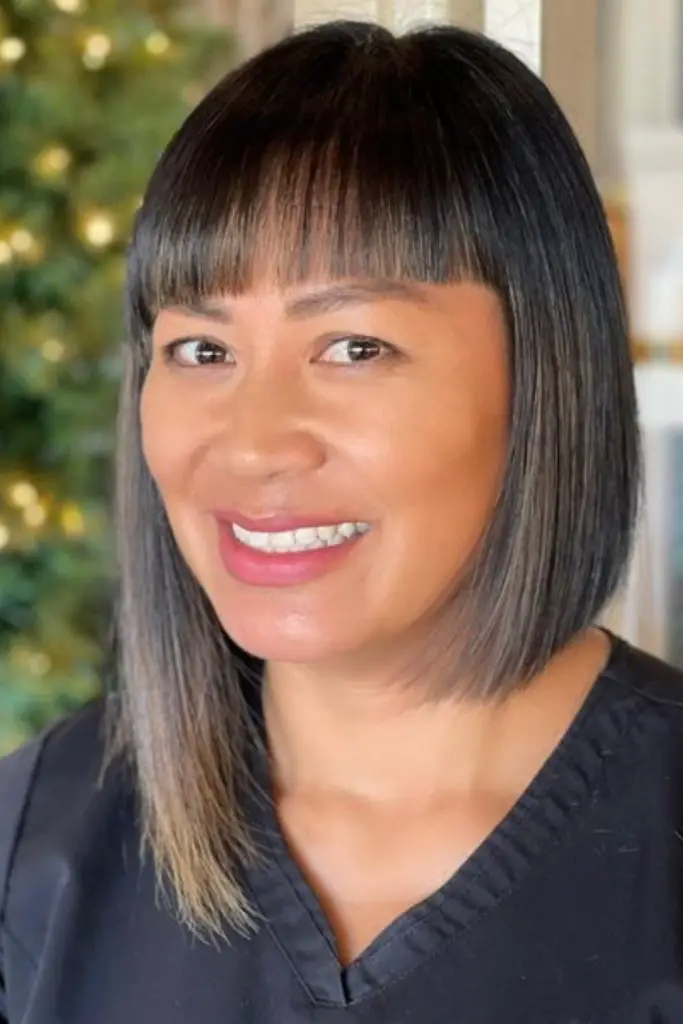 Asymmetrical Bob with Bangs