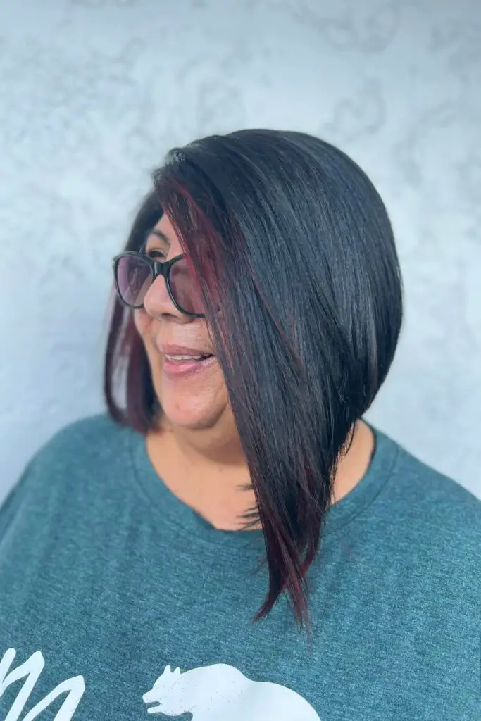 Asymmetrical Bob with Balayage