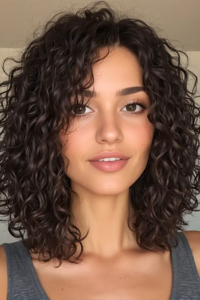 Long Curly Bob