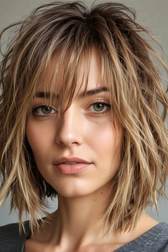 Messy Long Bob