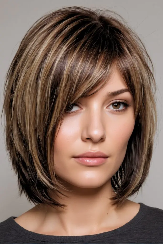 Medium Length Layered Bob