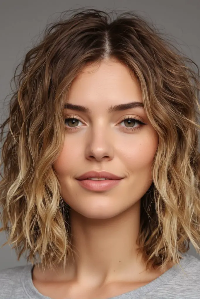Textured Wavy Lob