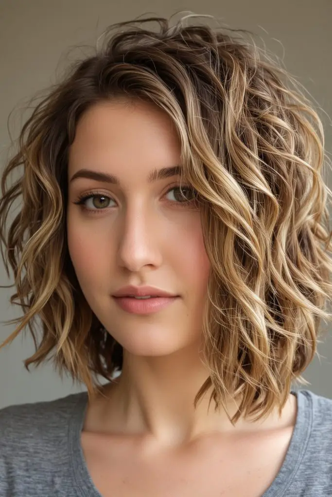Textured Long Bob