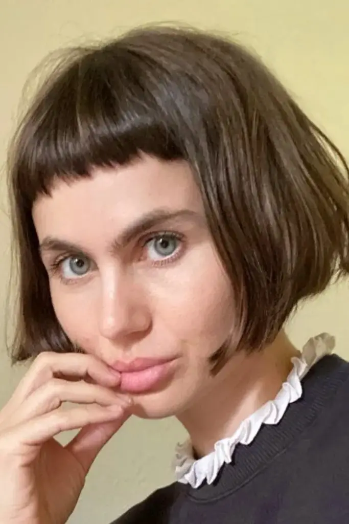 Bob with Baby Bangs