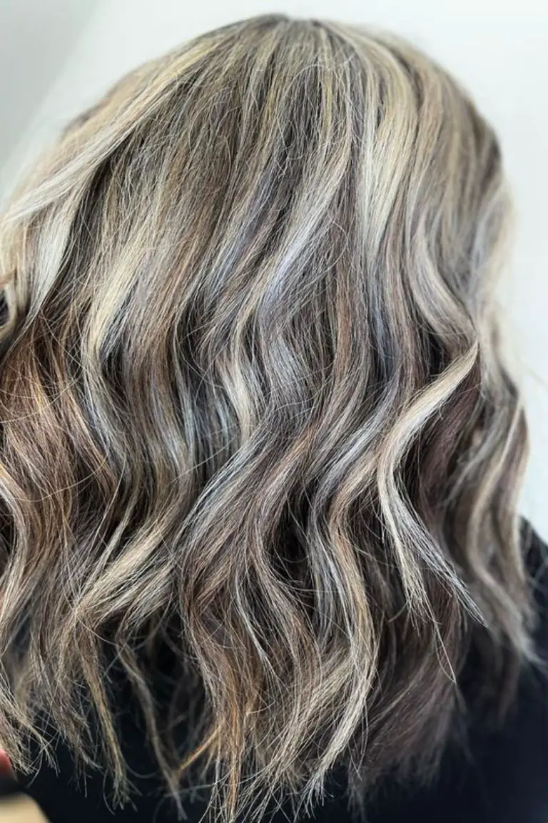35 Grey Blending Highlights Brunette Stylish Hair Ideas 35 Grey Blending Highlights Brunette Stylish Hair Ideas