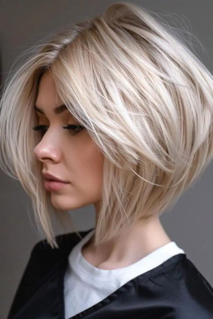 Angled stack with high-volume back.