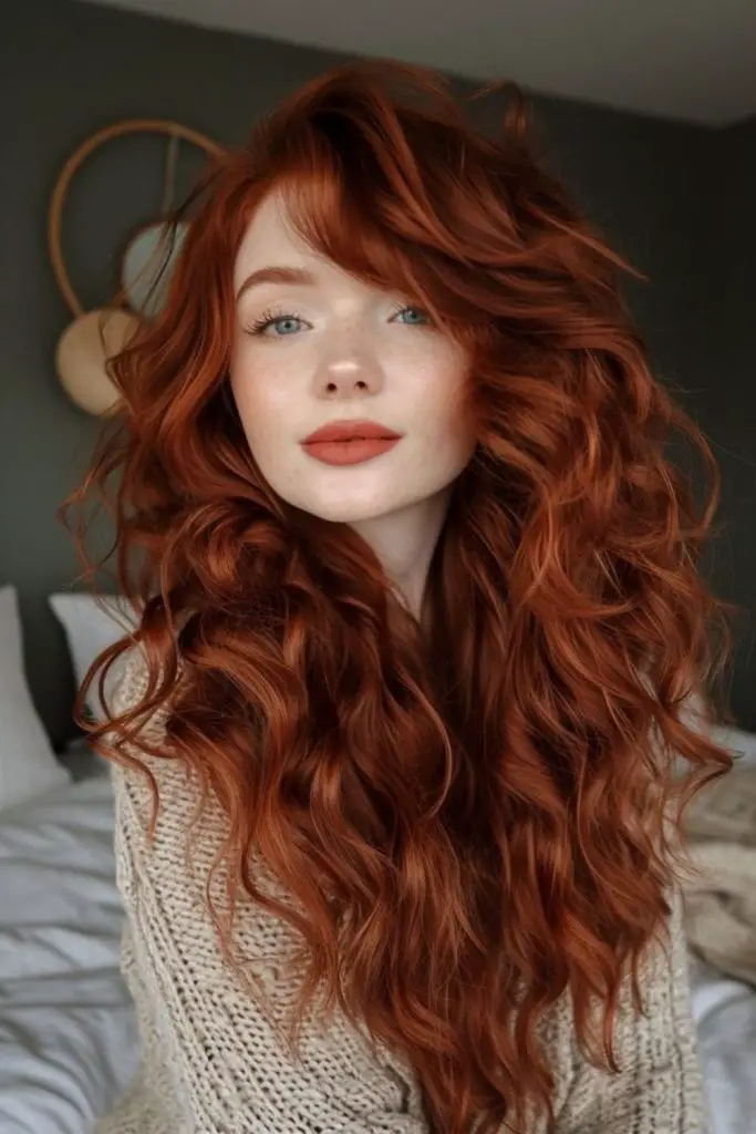 Bold auburn with spicy copper infusion.