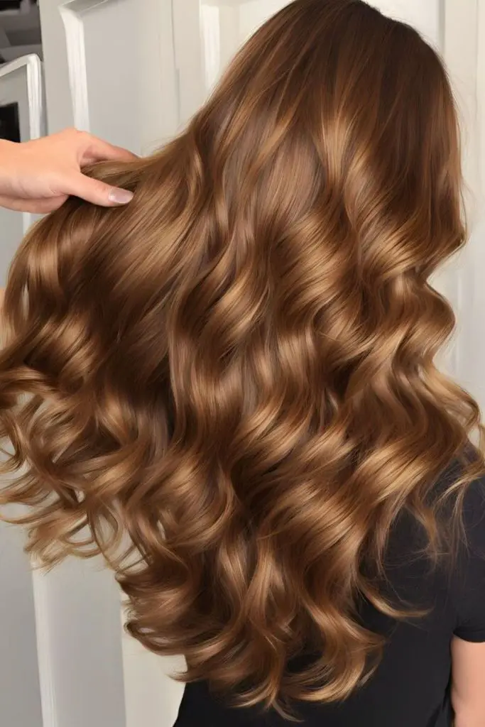 Dark base with a chestnut glow.