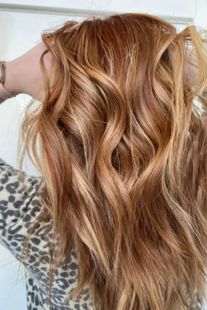 Bright caramel and copper for bold radiance.