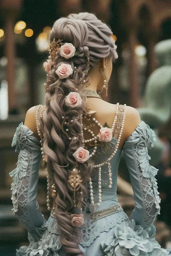 Intricate fishtail braid creating mesmerizing patterns.