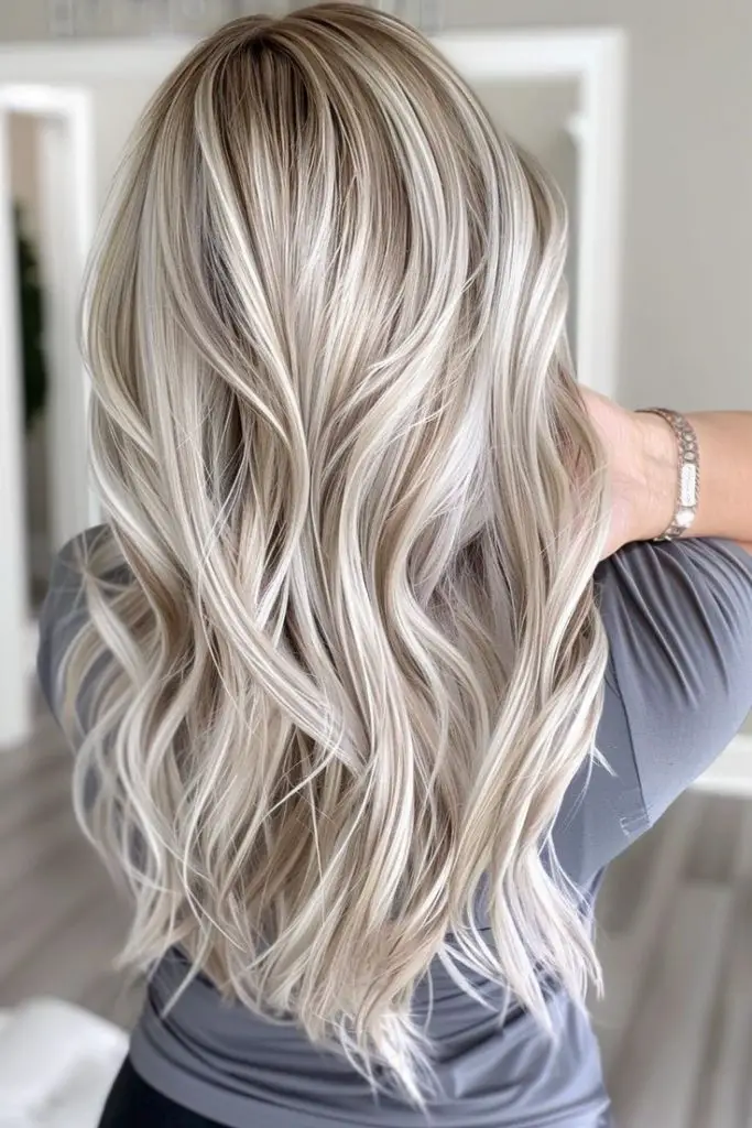Classic frosted tips add a stylish edge.
