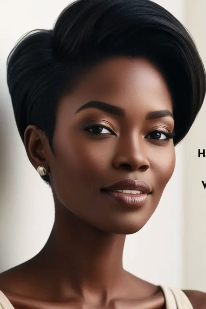 High-volume pixie for natural curls.