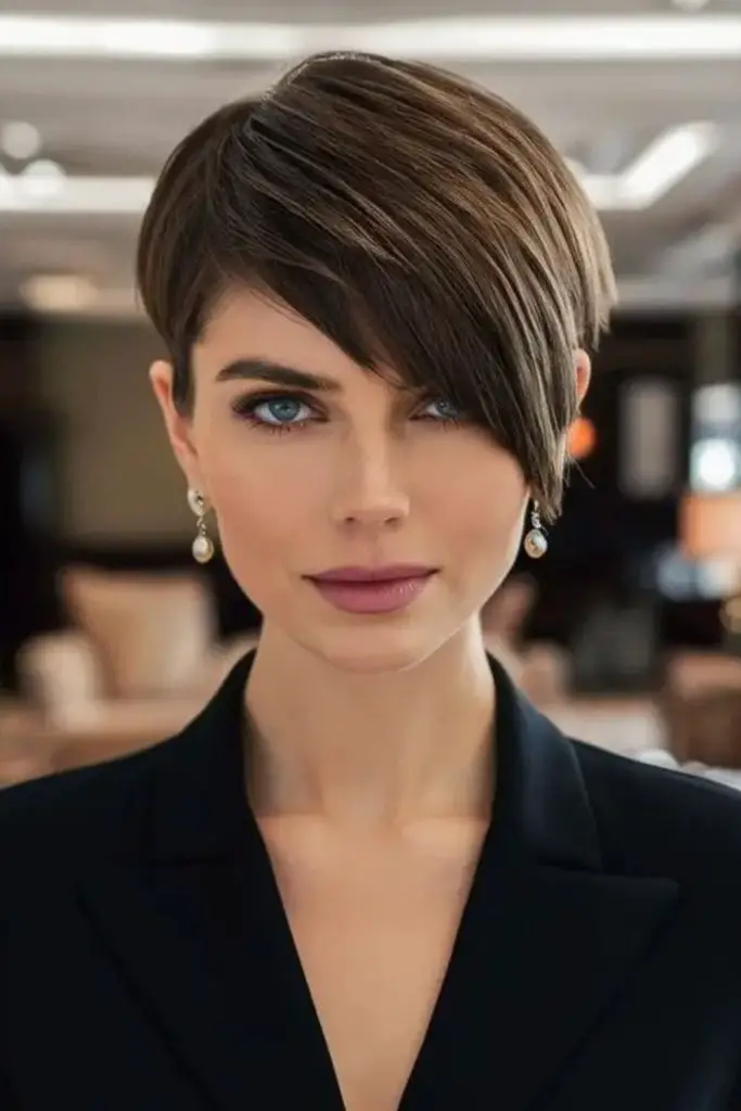 Bold undercut with edgy asymmetry.
