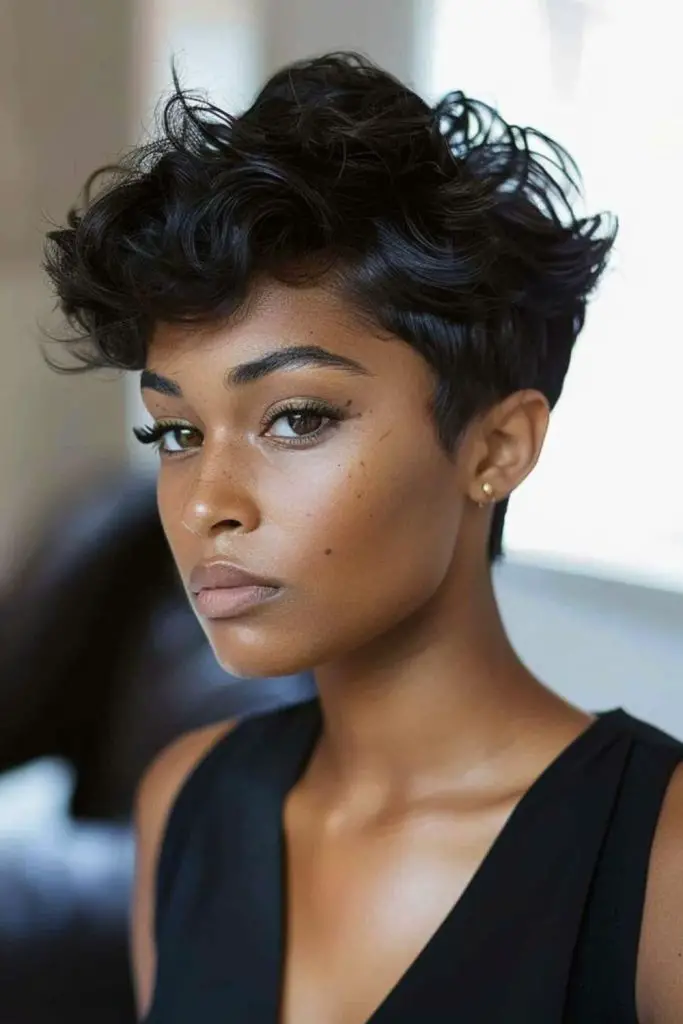 Textured fringe complements mushroom shape.