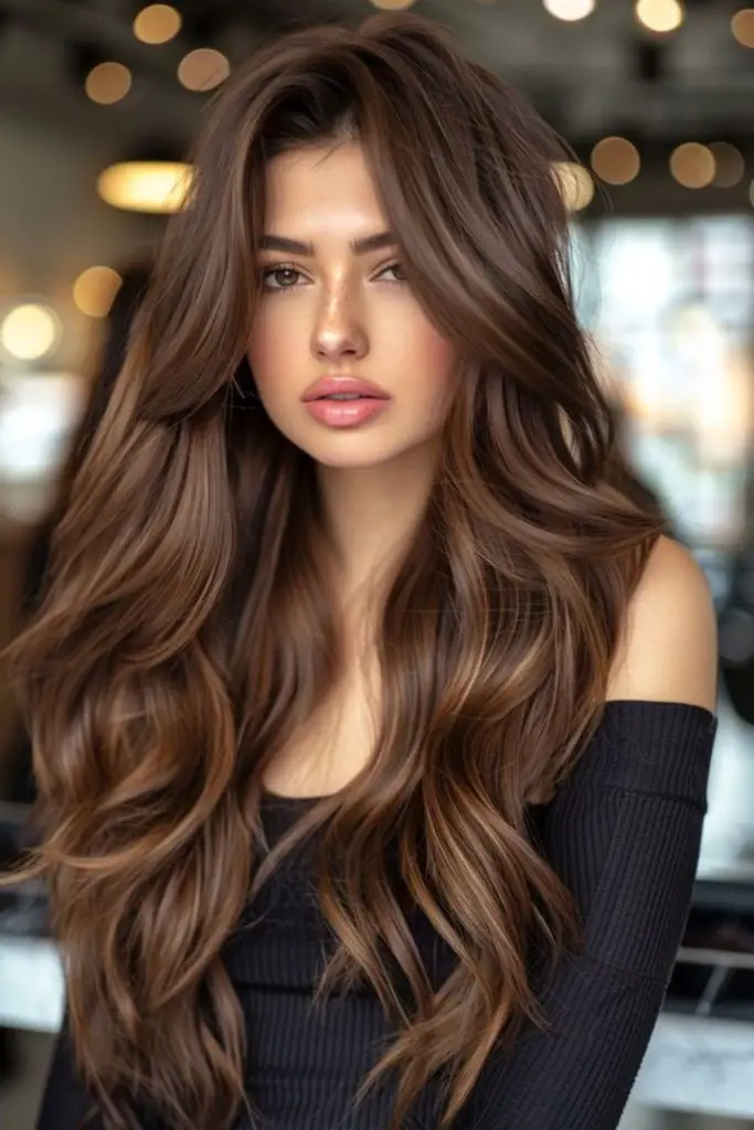 Caramel-touched brown with dazzling texture.