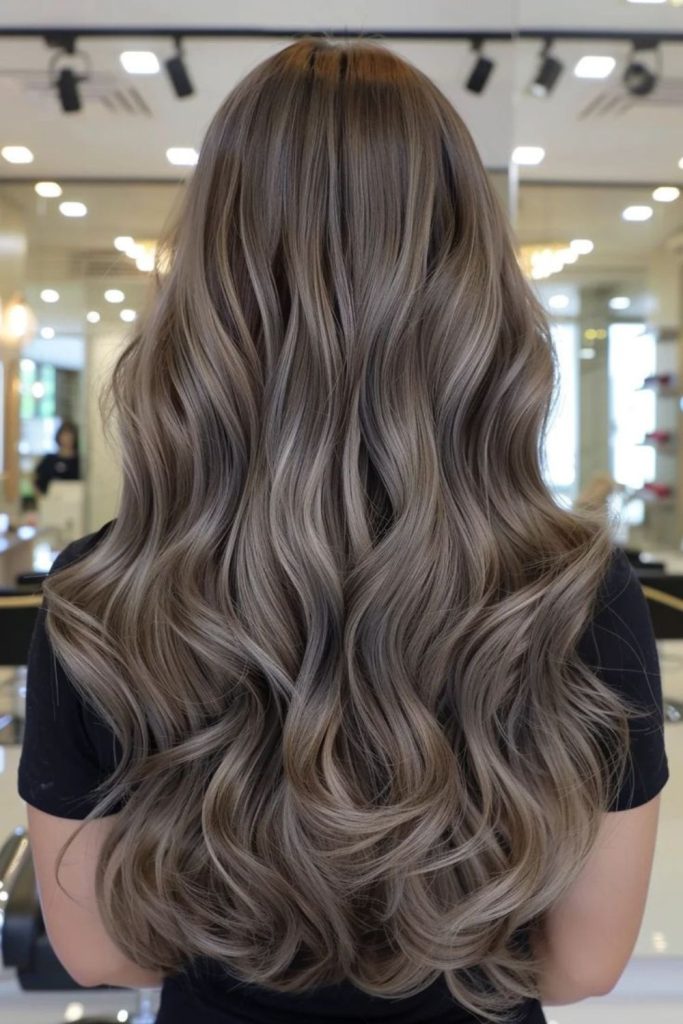 Sepia ash brown with copper highlights.