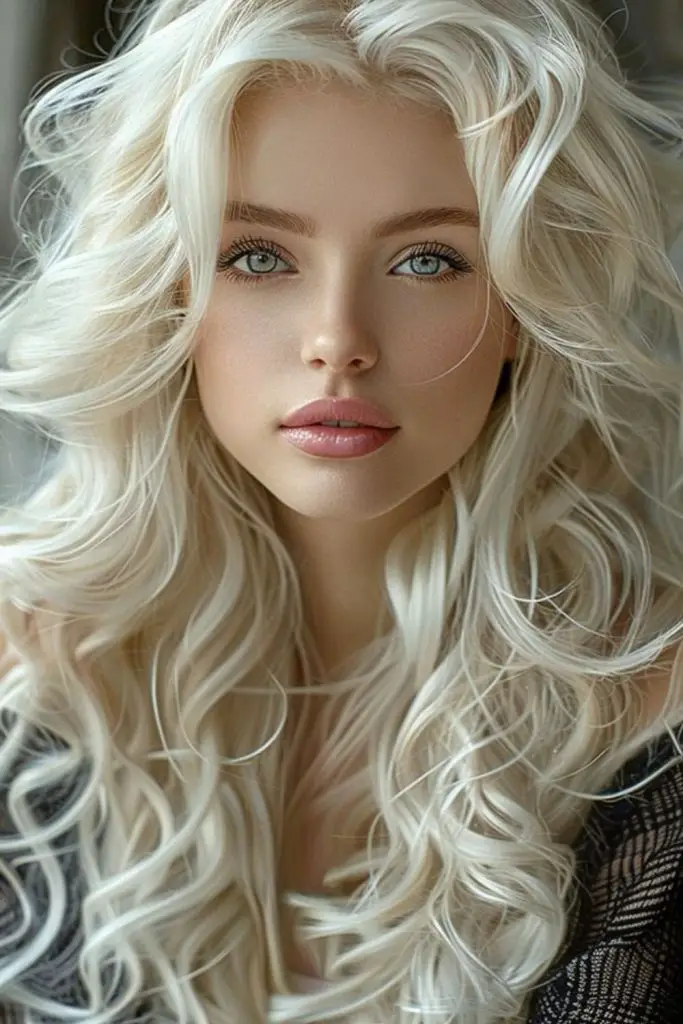 Shimmering pearl waves for luxurious allure.