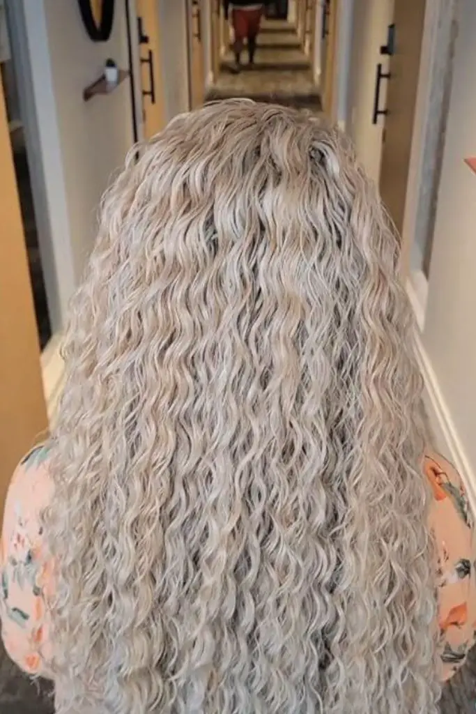 Pure white twists for ethereal beauty.