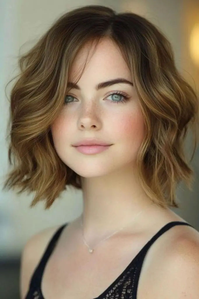 Loose waves adding height and dimension.