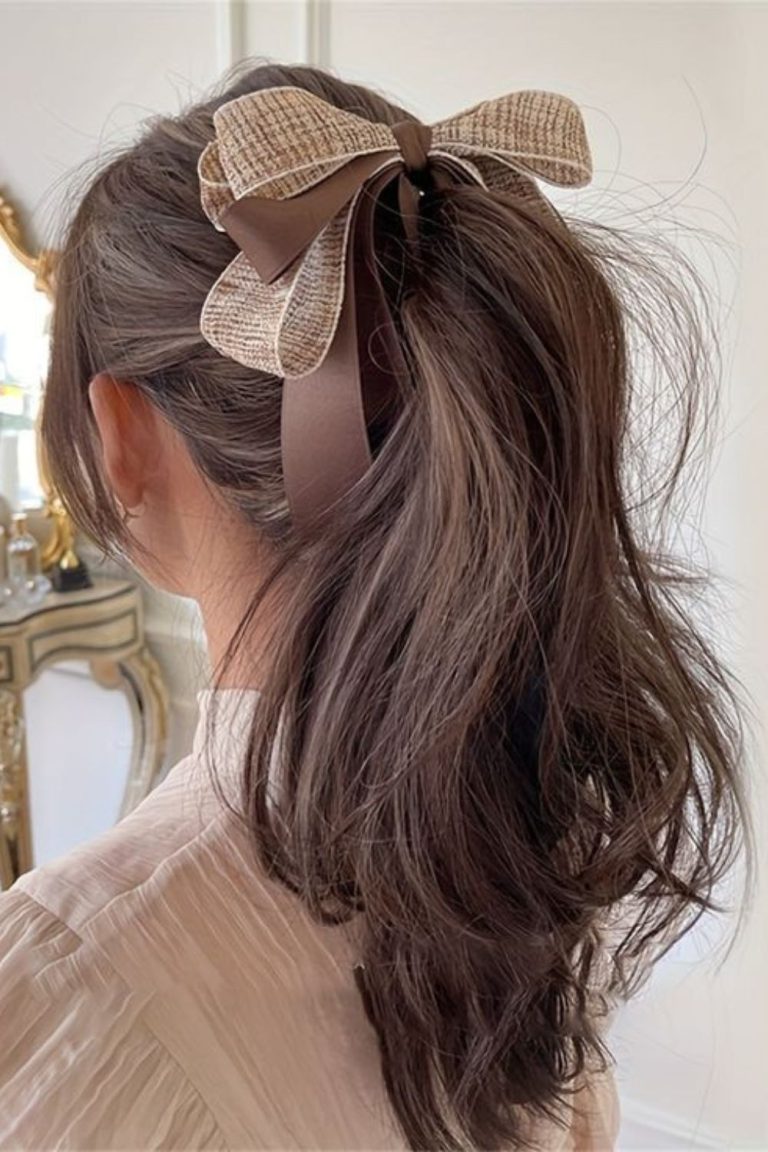 28-cute-hairstyles-with-a-bow-stylish-hair-ideas