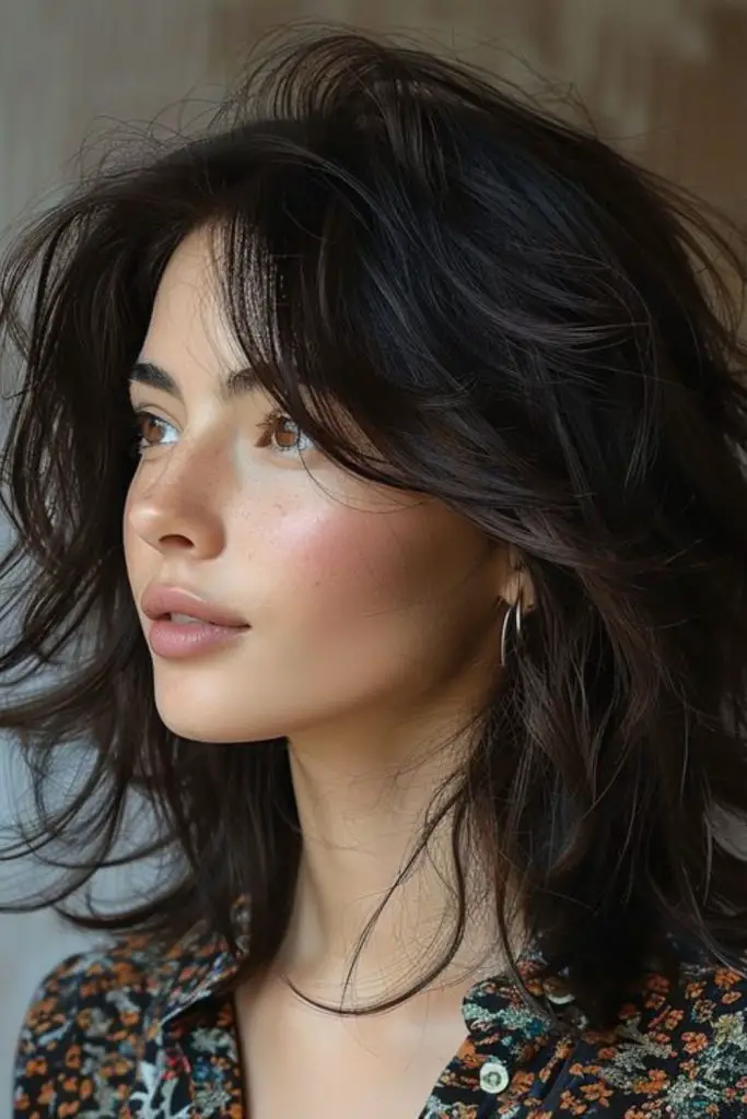 Messy layers for carefree stylish finish.