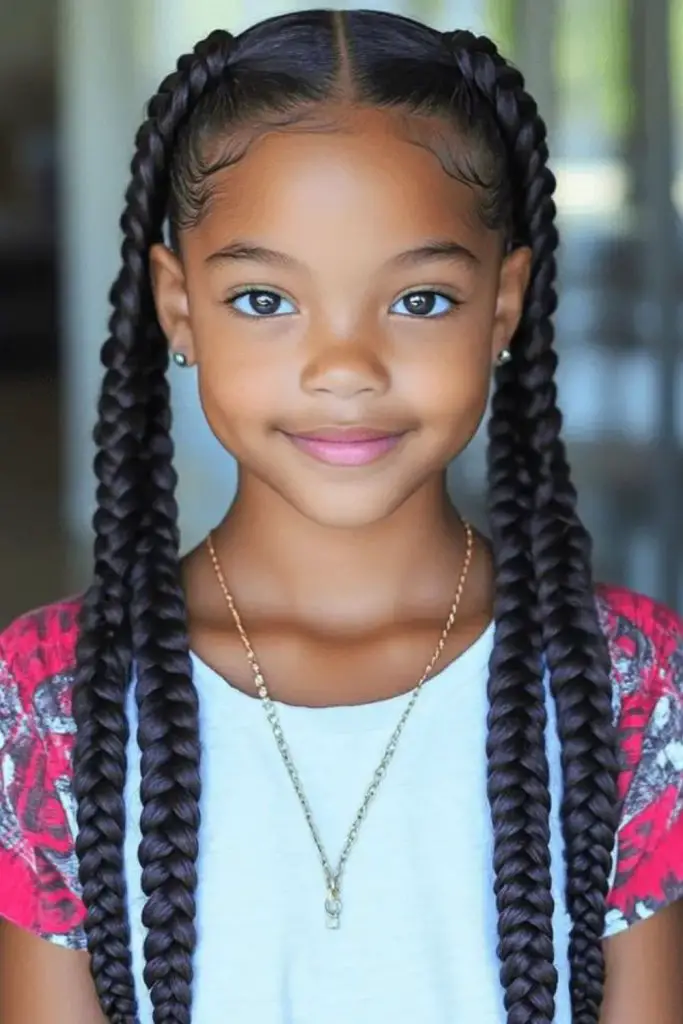 Graceful spiral cornrows that form a halo effect.