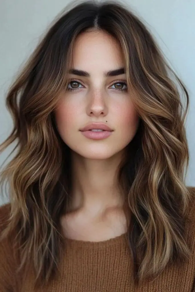 Soft beachy waves for medium hair.