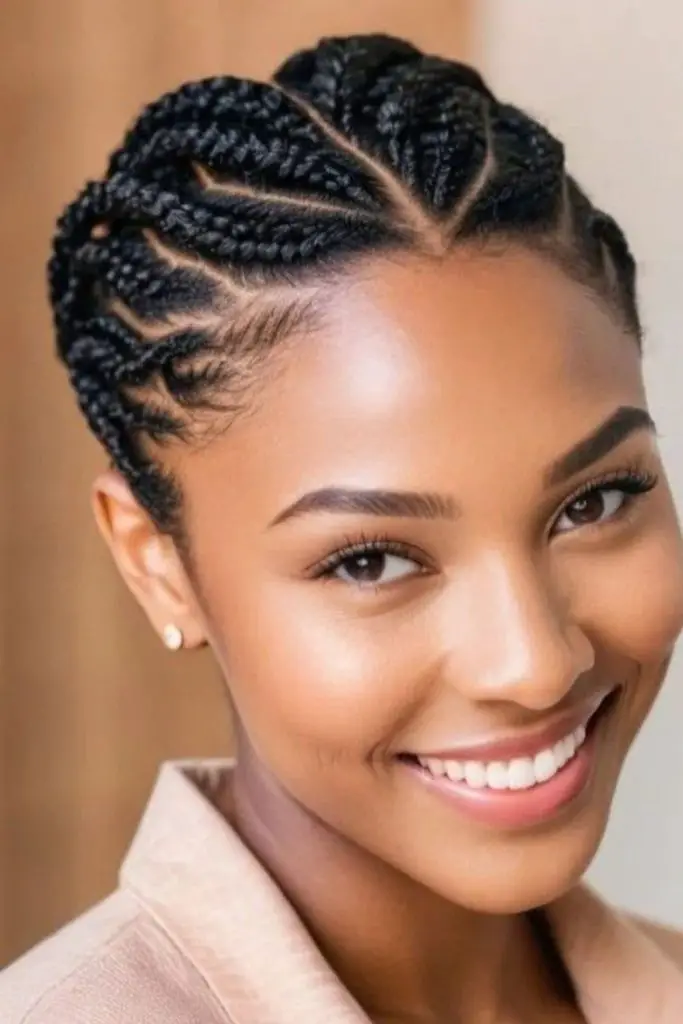 Sleek flat twists with Brazilian wool.
