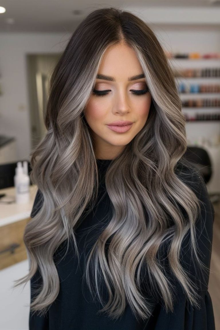 28 Gray Blending Hair Highlights Ash Blonde - Stylish Hair Ideas