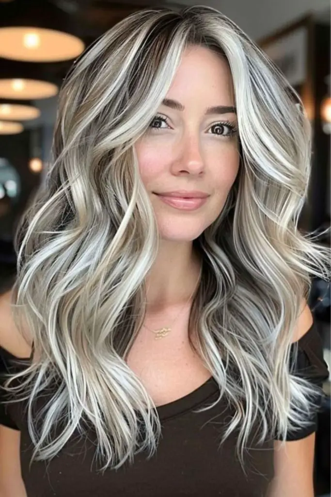 Warm honey tones blending with gray.