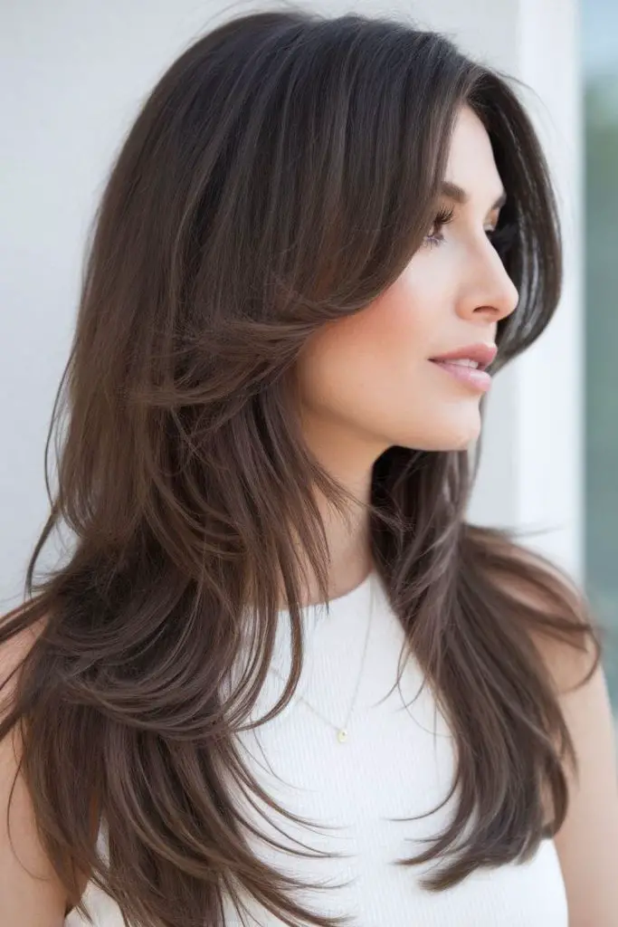 Windswept, textured layers with fierce energy.