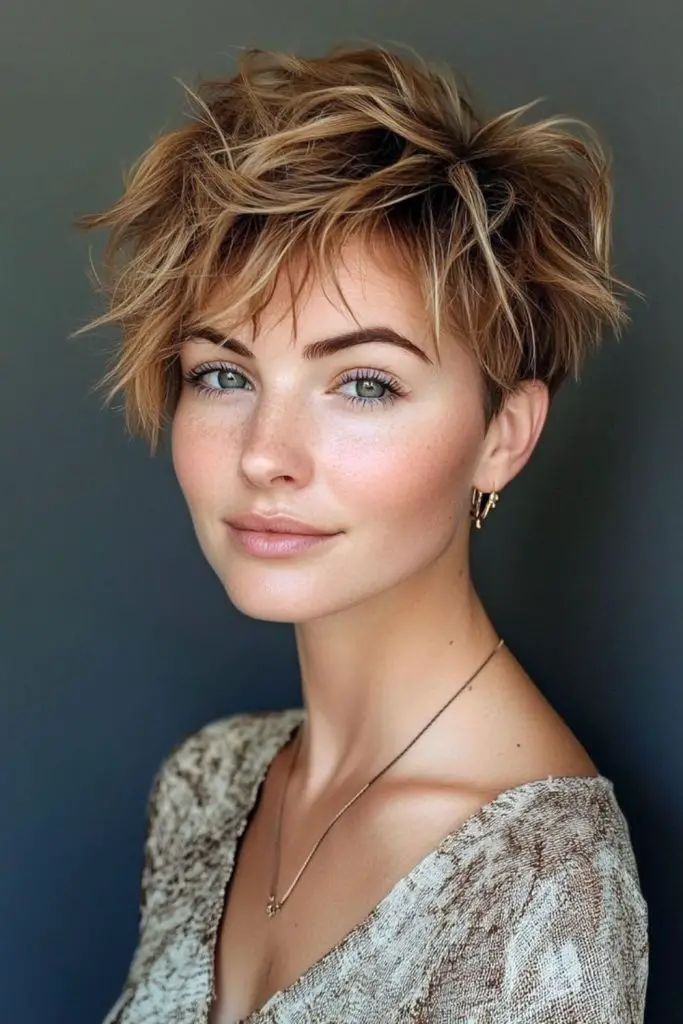 Lightweight rounded cut with soft volume