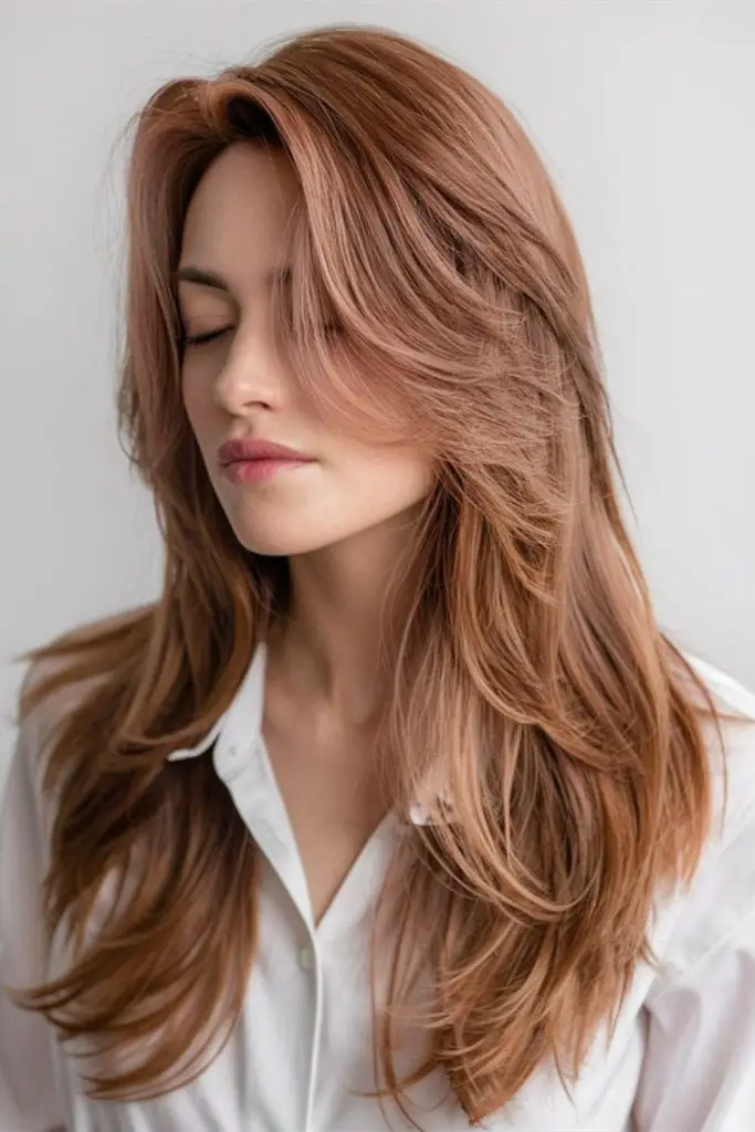 Blushed layers arch and flutter dreamily.