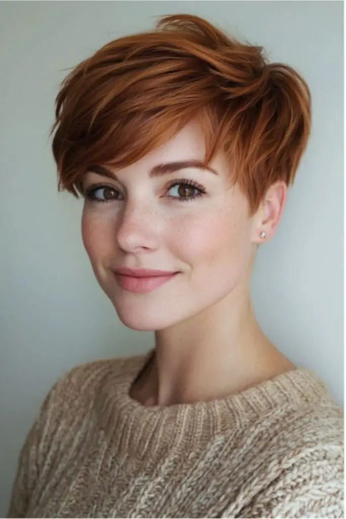 Amber-toned pixie dripping with light.