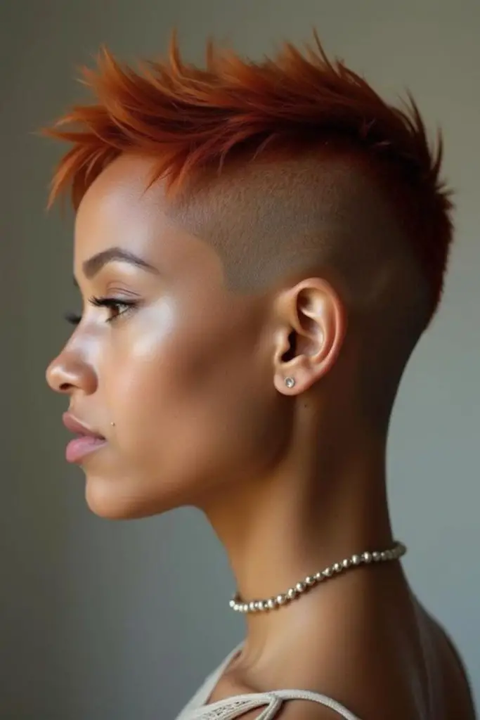 Mocha-toned buzz with warm fade.