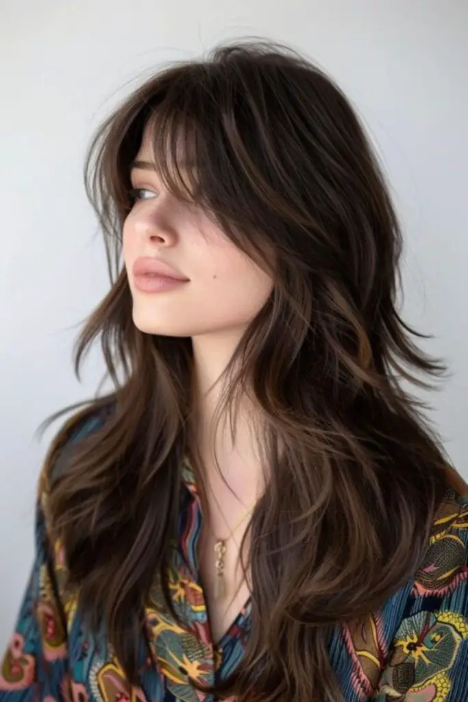 Light textured layers with soft finish.