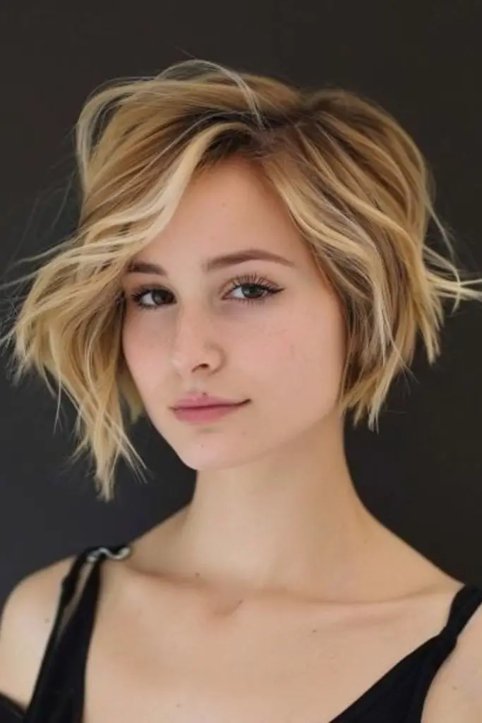 Lightweight bob with floating layers
