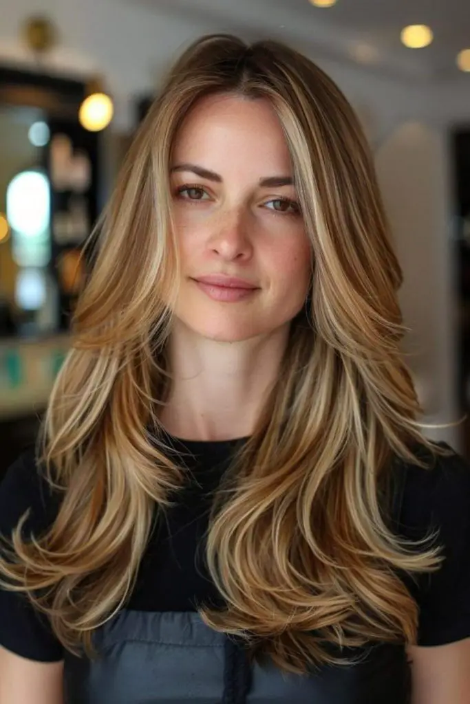Sunlit layers flare across soft waves.
